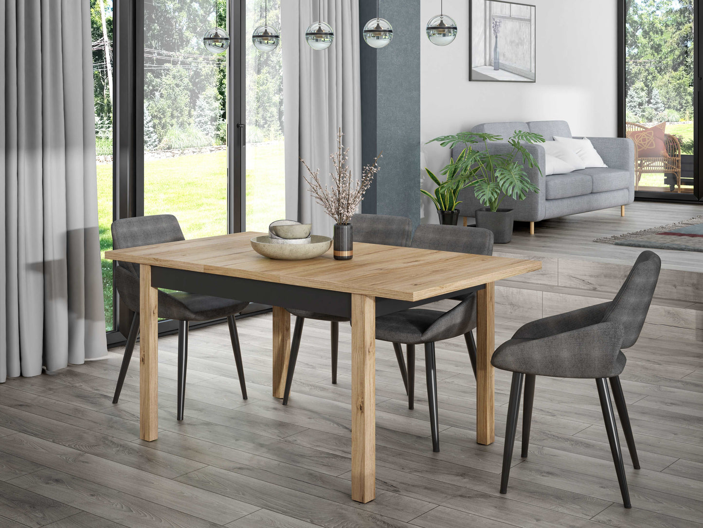 Išsleidžiamas stalas Joakimis