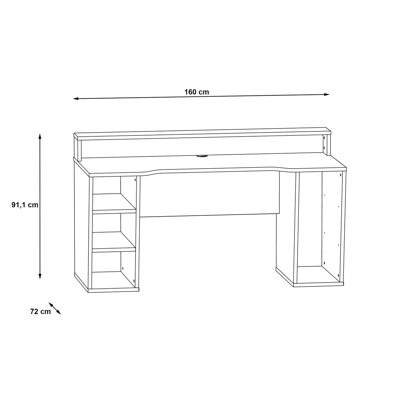 Rašomasis stalas TZRB211-Z12M