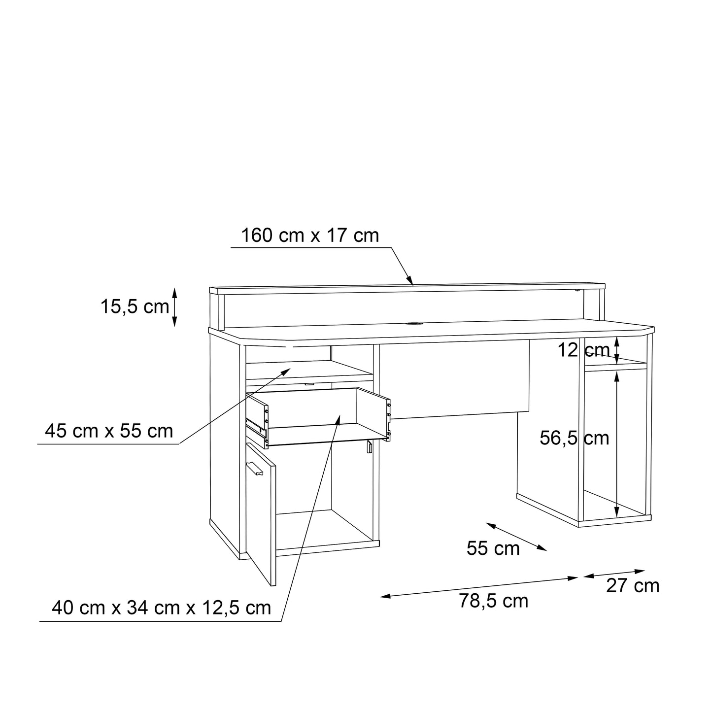 Rašomasis stalas TZRB213-Z113