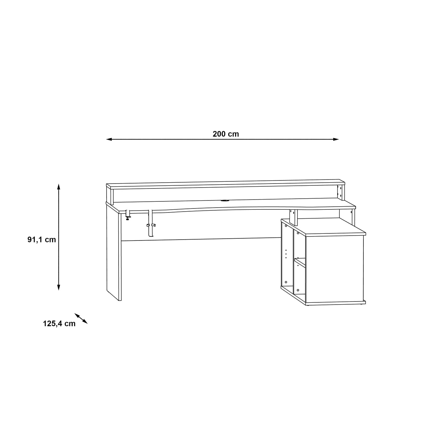 Rašomasis stalas TZRB214B3-Z113
