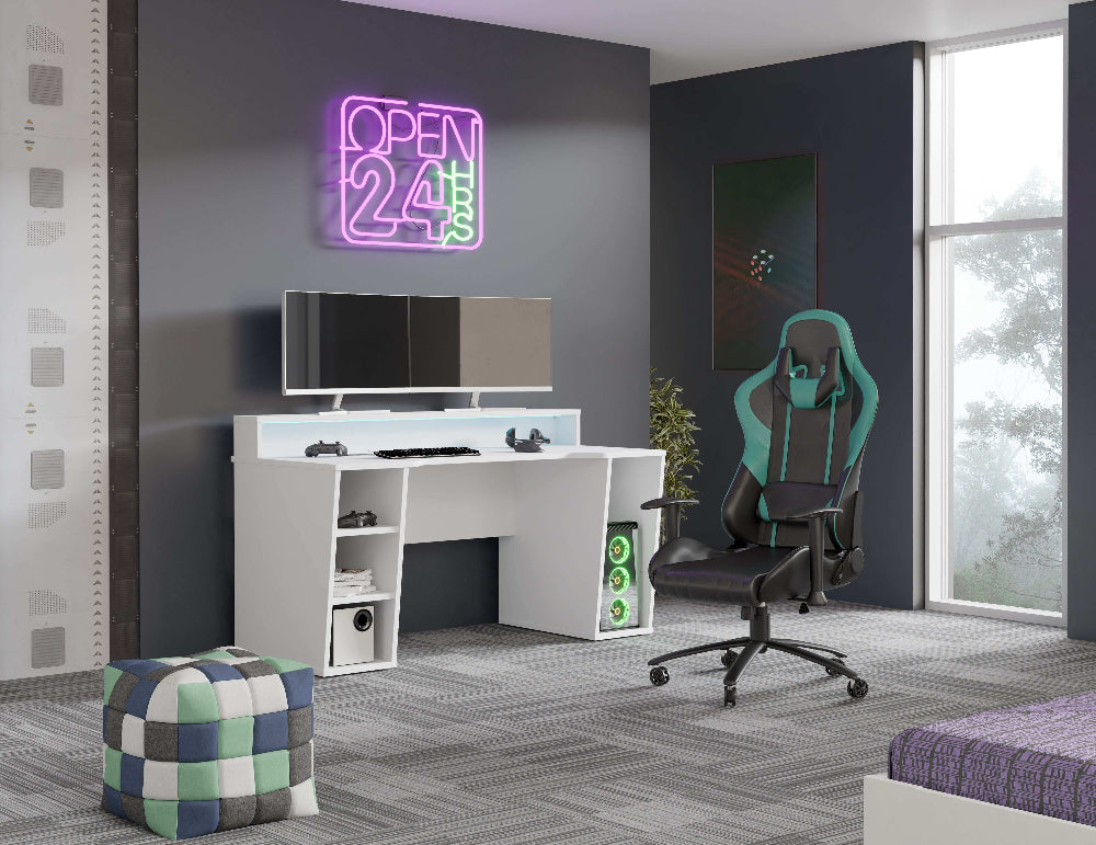 Rašomasis stalas baltas