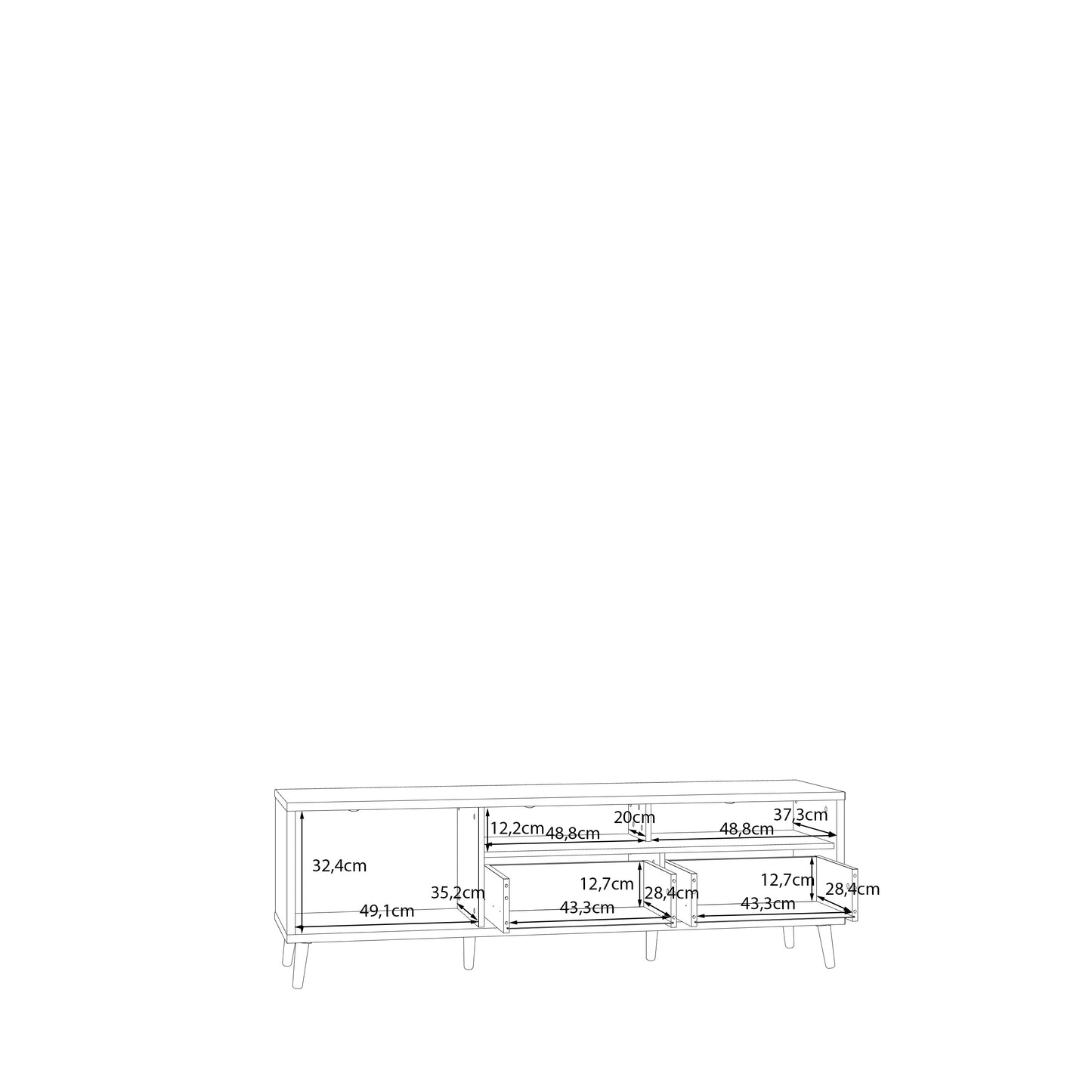 #Lefkadas balta komoda# - #Maxibaldai#