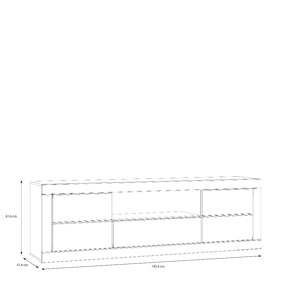 Lefkadas Tv staliukas baltas