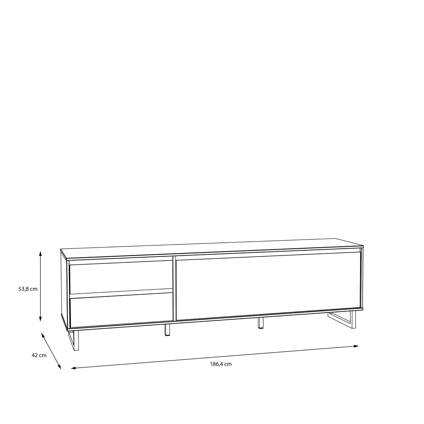 #Lefkadas balta komoda# - #Maxibaldai#