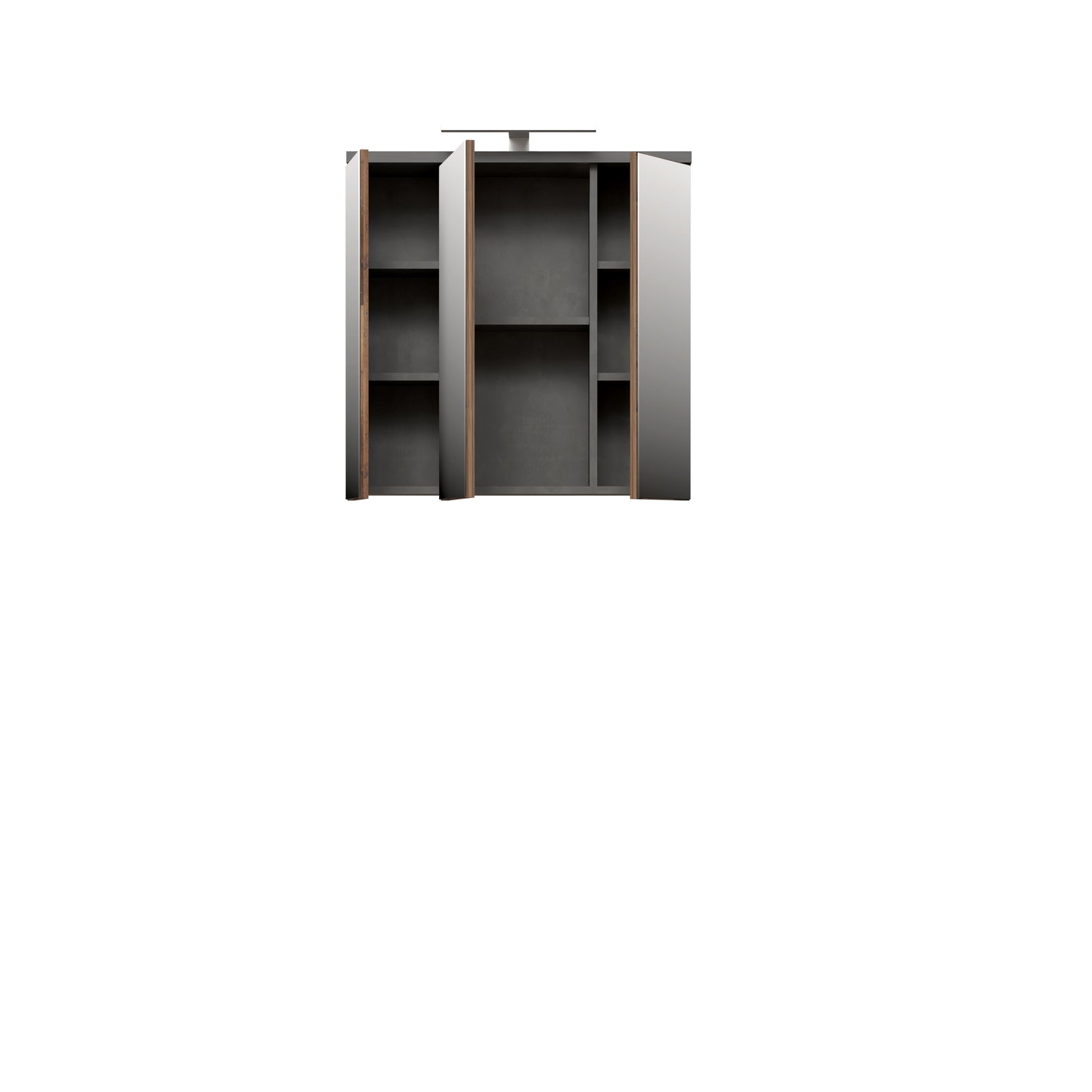 Pakabinama vonios spintelė su veidrodžiu Veris (medžio)