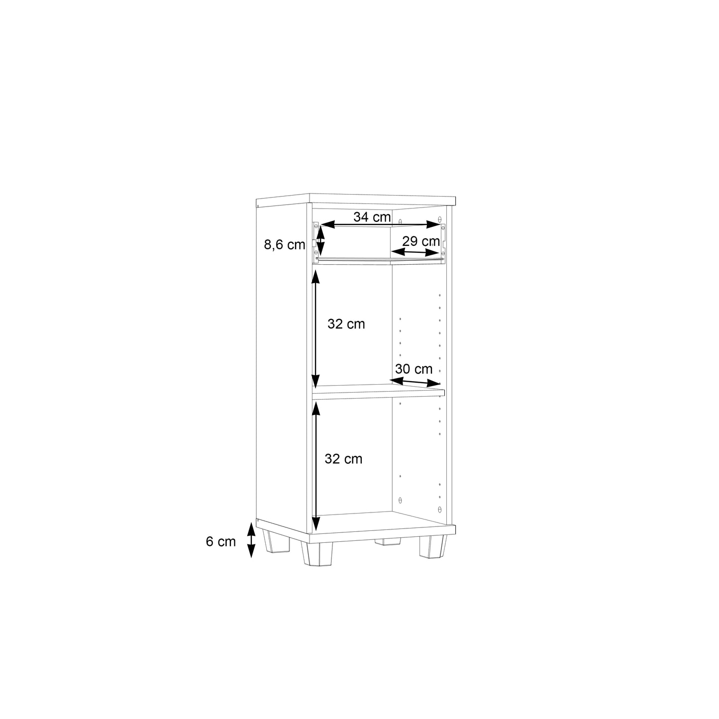Vonios spintelė Veris (medžio)