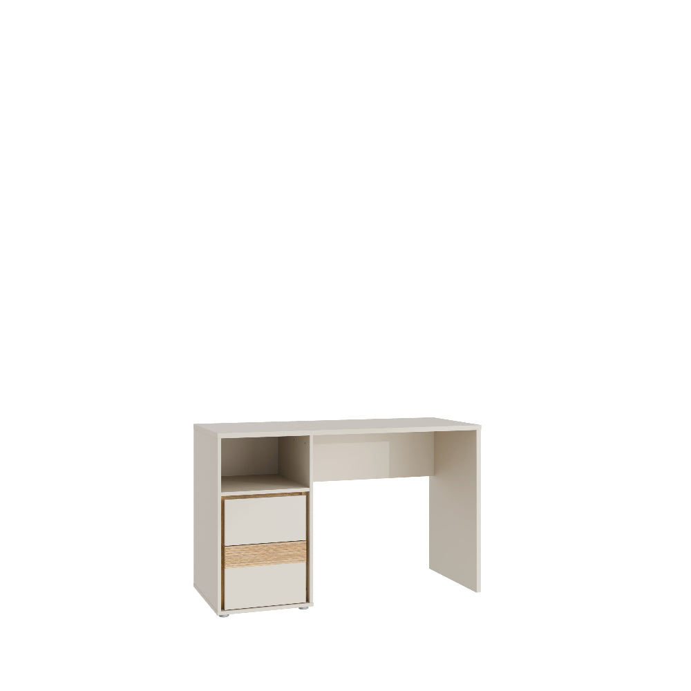 Rašomasis stalas Wexlin smėlio spalvos su Mauvella ąžuolo detalėmi