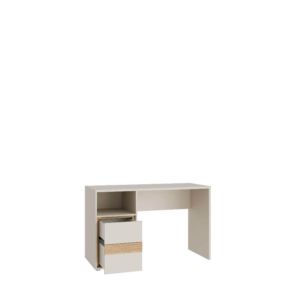 Rašomasis stalas Wexlin smėlio spalvos su Mauvella ąžuolo detalėmi