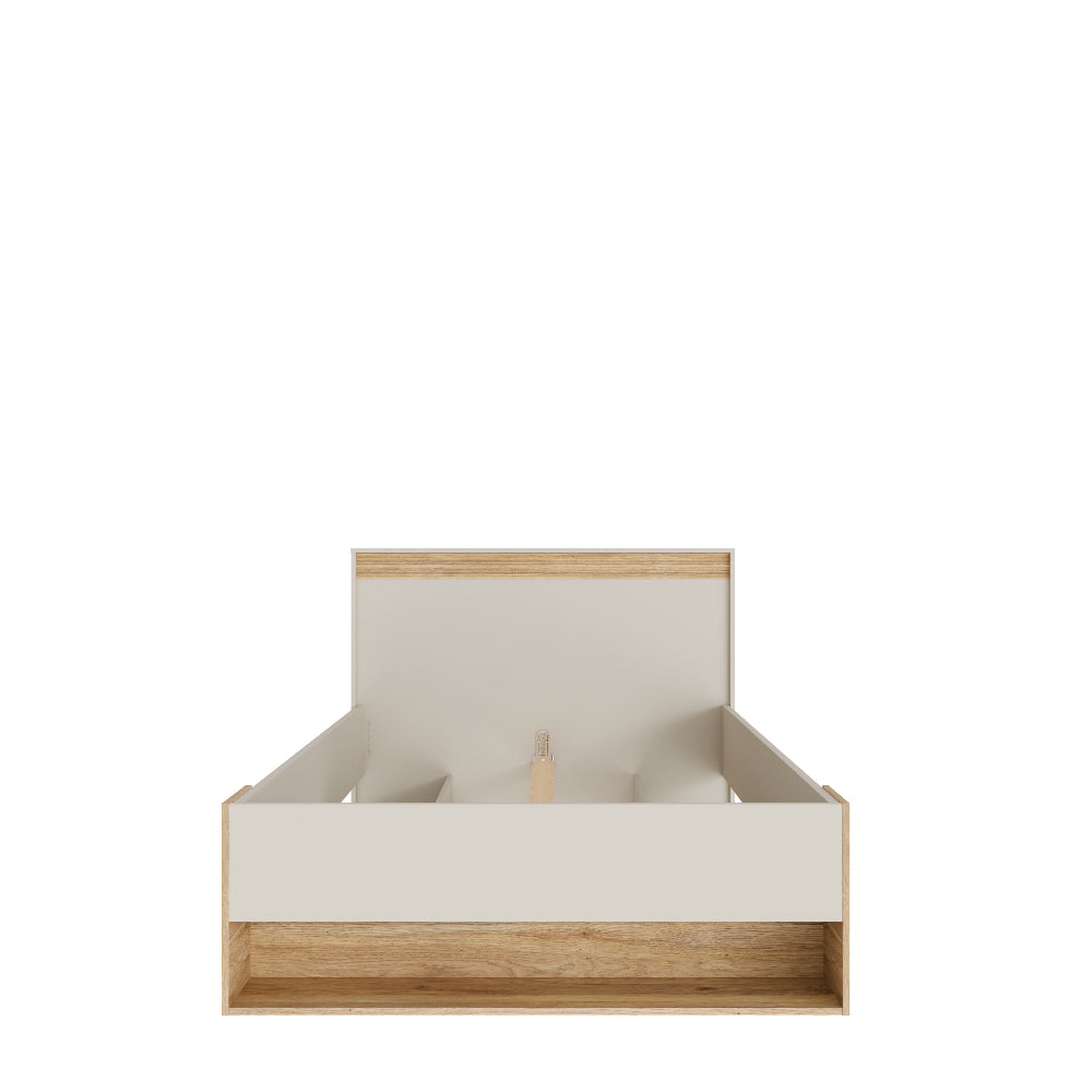 Lova Wexlin smėlio spalvos su Mauvella ąžuolo detalėmis