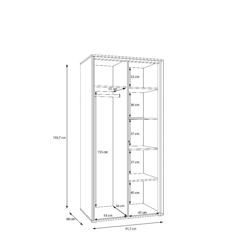 Wexlin spinta smėlio spalvos su Mauvella ąžuolo akcentais