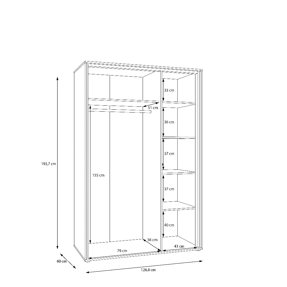Wexlin spinta smėlio spalvos su Mauvella ąžuolo spalvos akcentais