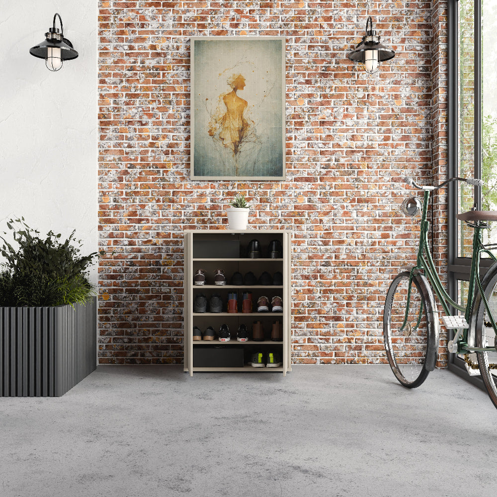 Batų spintelė smėlio spalvos