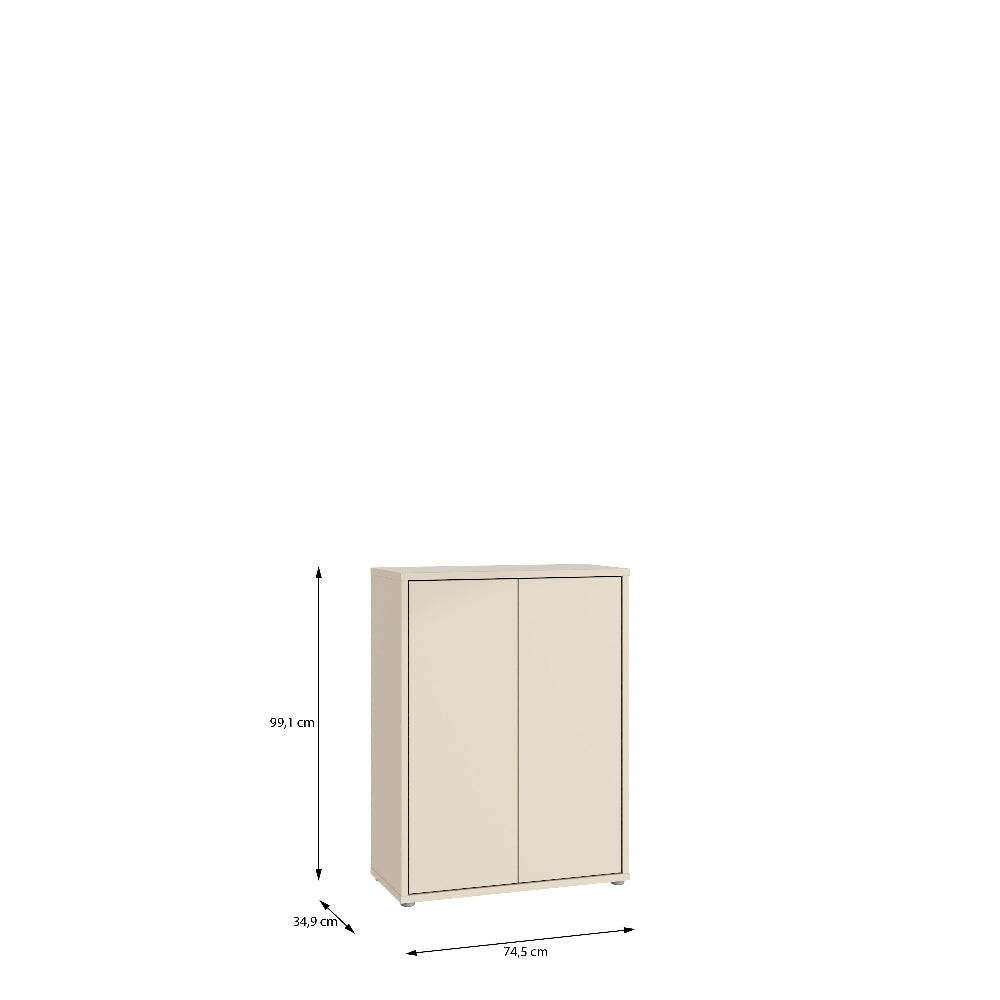 Batų spintelė smėlio spalvos