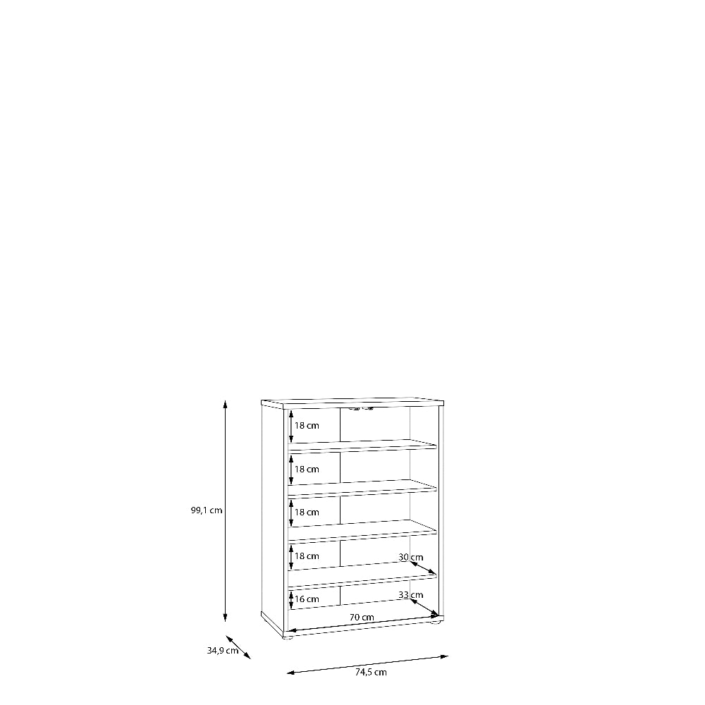 Batų spintelė smėlio spalvos