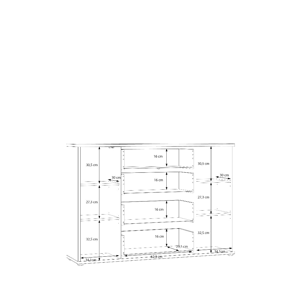 Komoda smėlio spalvos