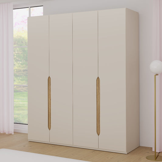 Edwal 4 durų spinta – smėlio spalvos