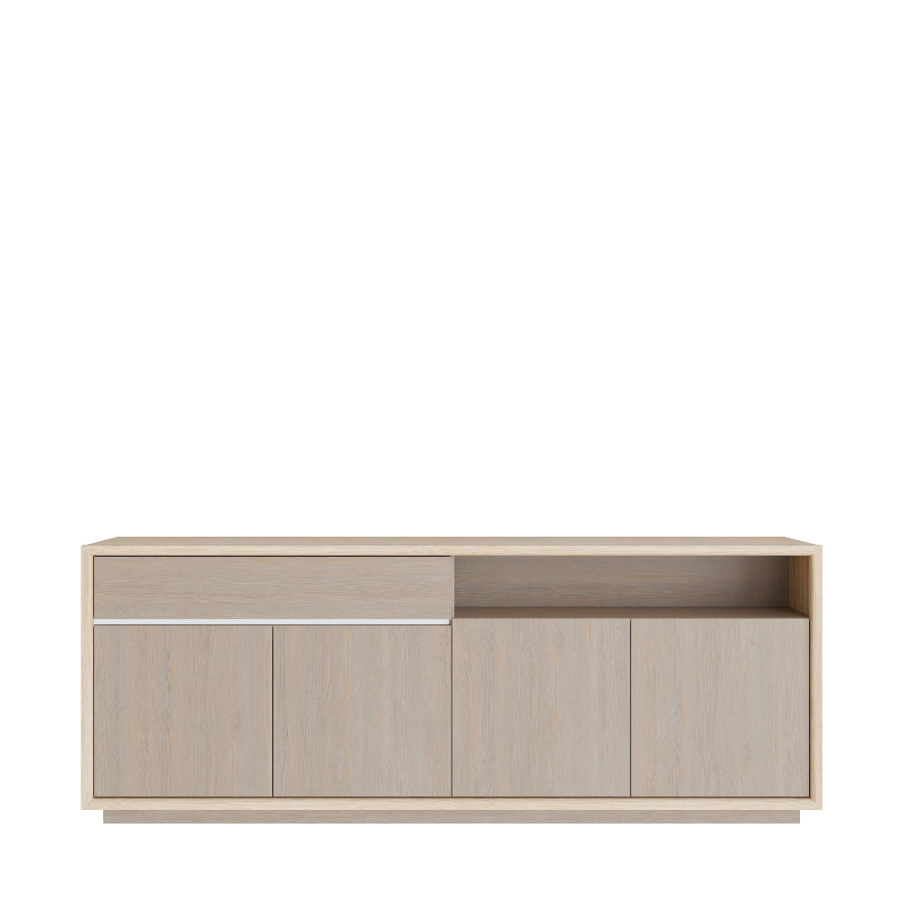 Ficar komoda Riva Oak ir Imbiah Pine spalvos moderniai svetainei ar valgomajam
