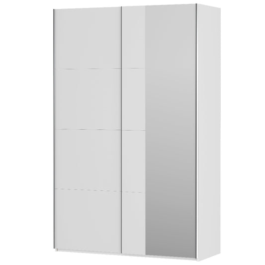 Fittio stumdomų durų spinta su veidrodžiu