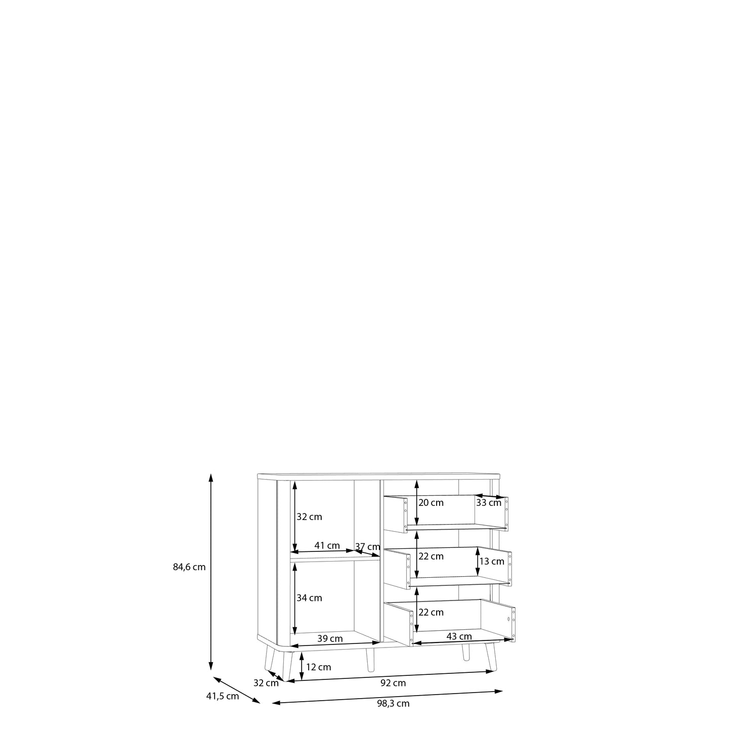 #Lefkadas balta komoda# - #Maxibaldai#