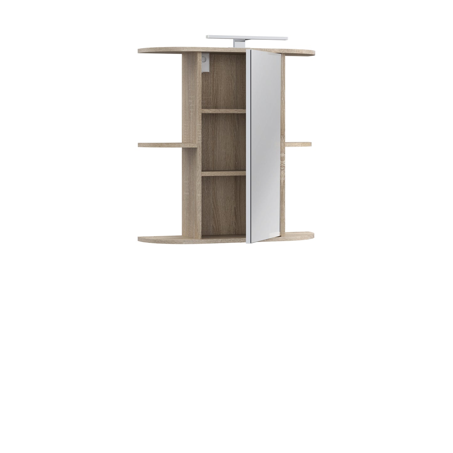 Pakabinama vonios spintelė su veidrodžiu Hiroko