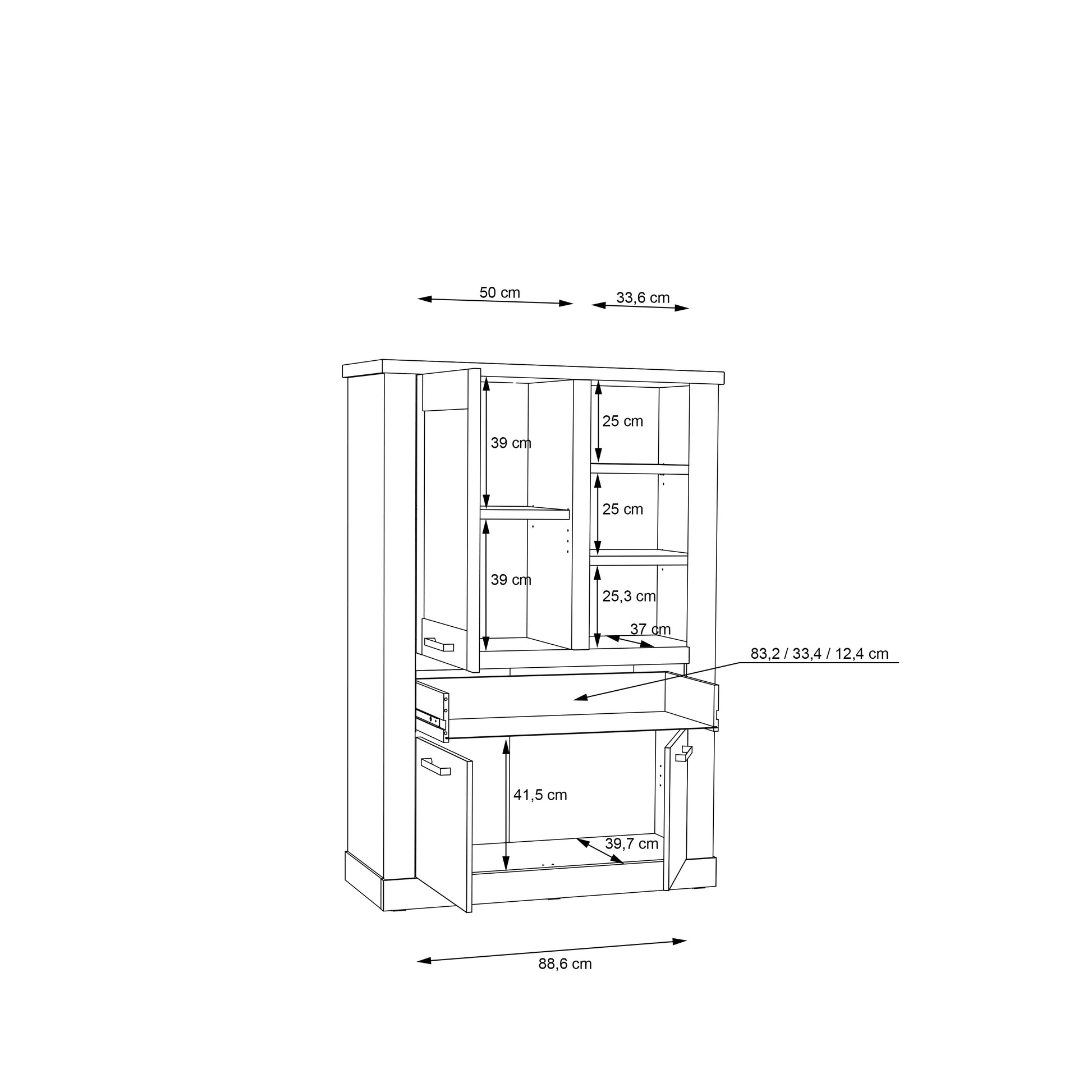 #Lefkadas balta komoda# - #Maxibaldai#
