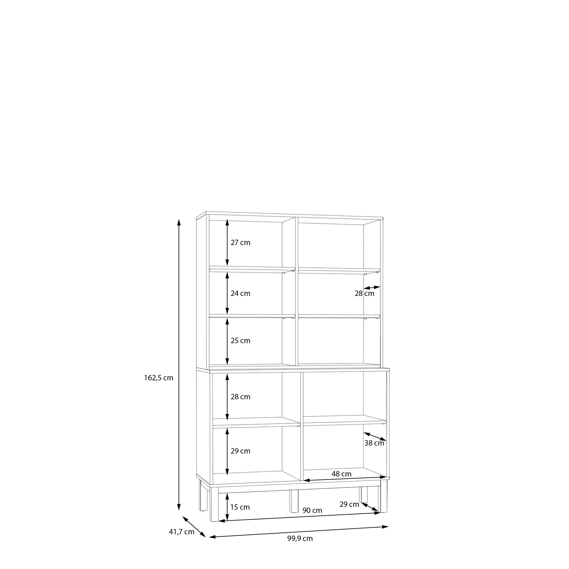 Penkrige indauja su šviesiomis ir stiklinėmis durelėmis
