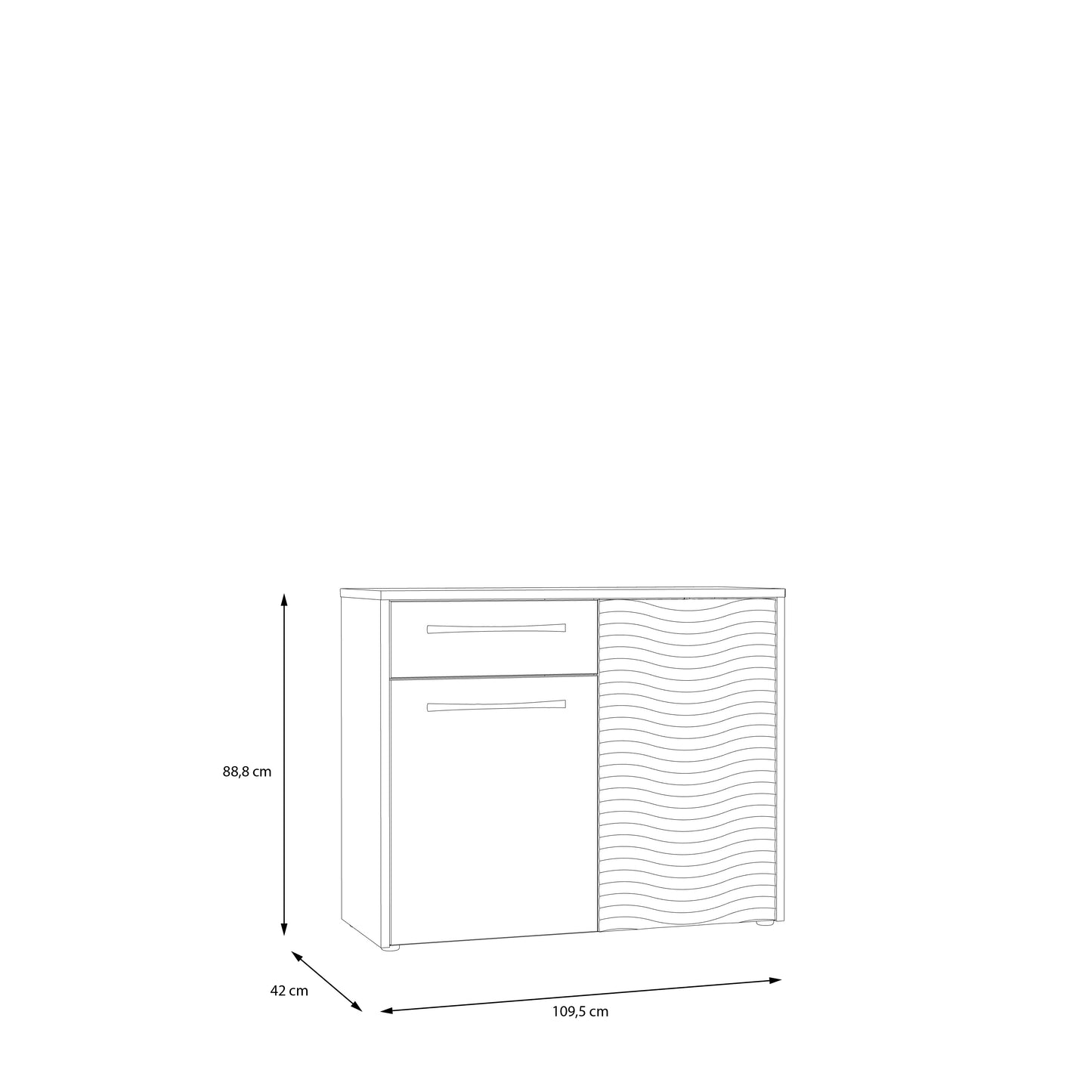 #Lefkadas balta komoda# - #Maxibaldai#