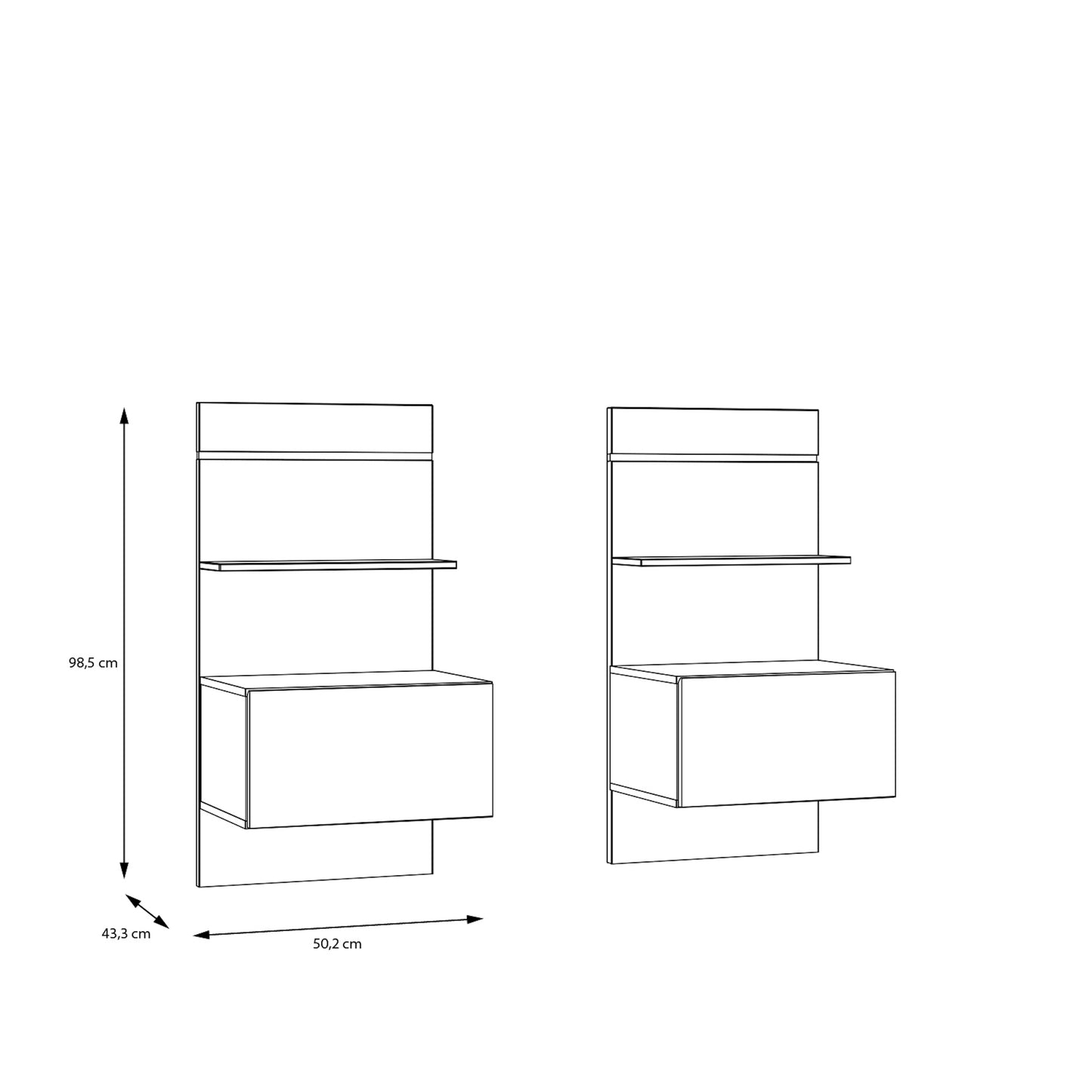 Lenybelardo 2 naktinės spintelės
