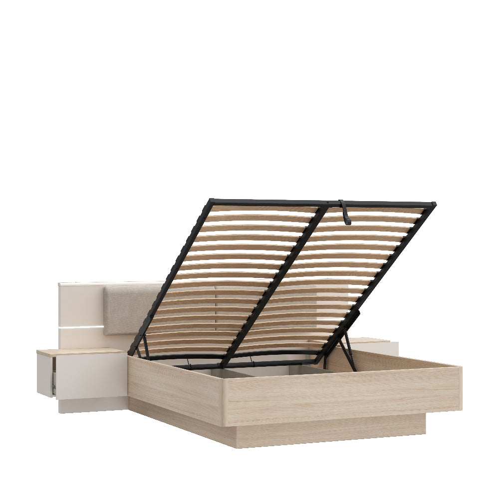 Lova su patalynės dėže