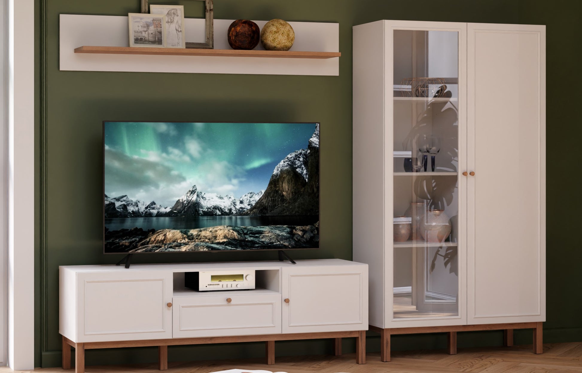 Penkrige sekcija, šviesiai pilkos spalvos