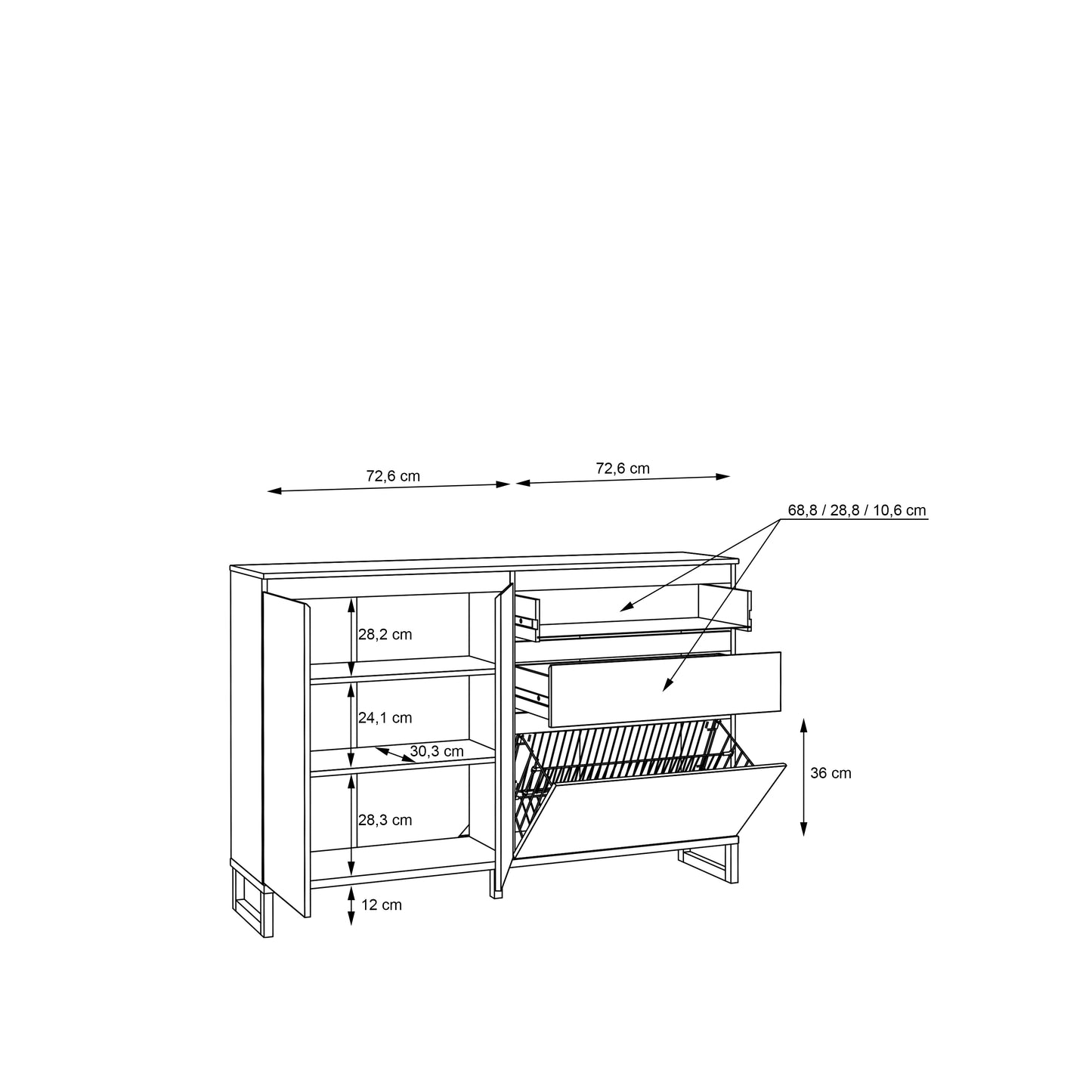 Batų spintelė Quayle Z