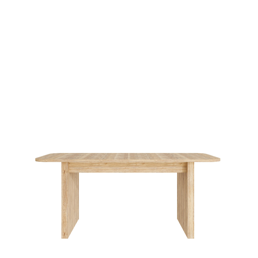 FORMSWIFT MDF valgomojo stalas su lamelių pagrindu ir dekoru