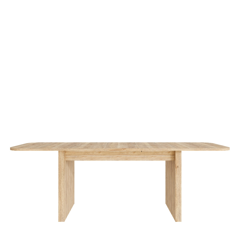 FORMSWIFT MDF valgomojo stalas su lamelių pagrindu ir dekoru