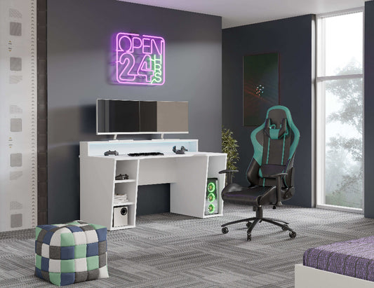 Rašomasis stalas baltas