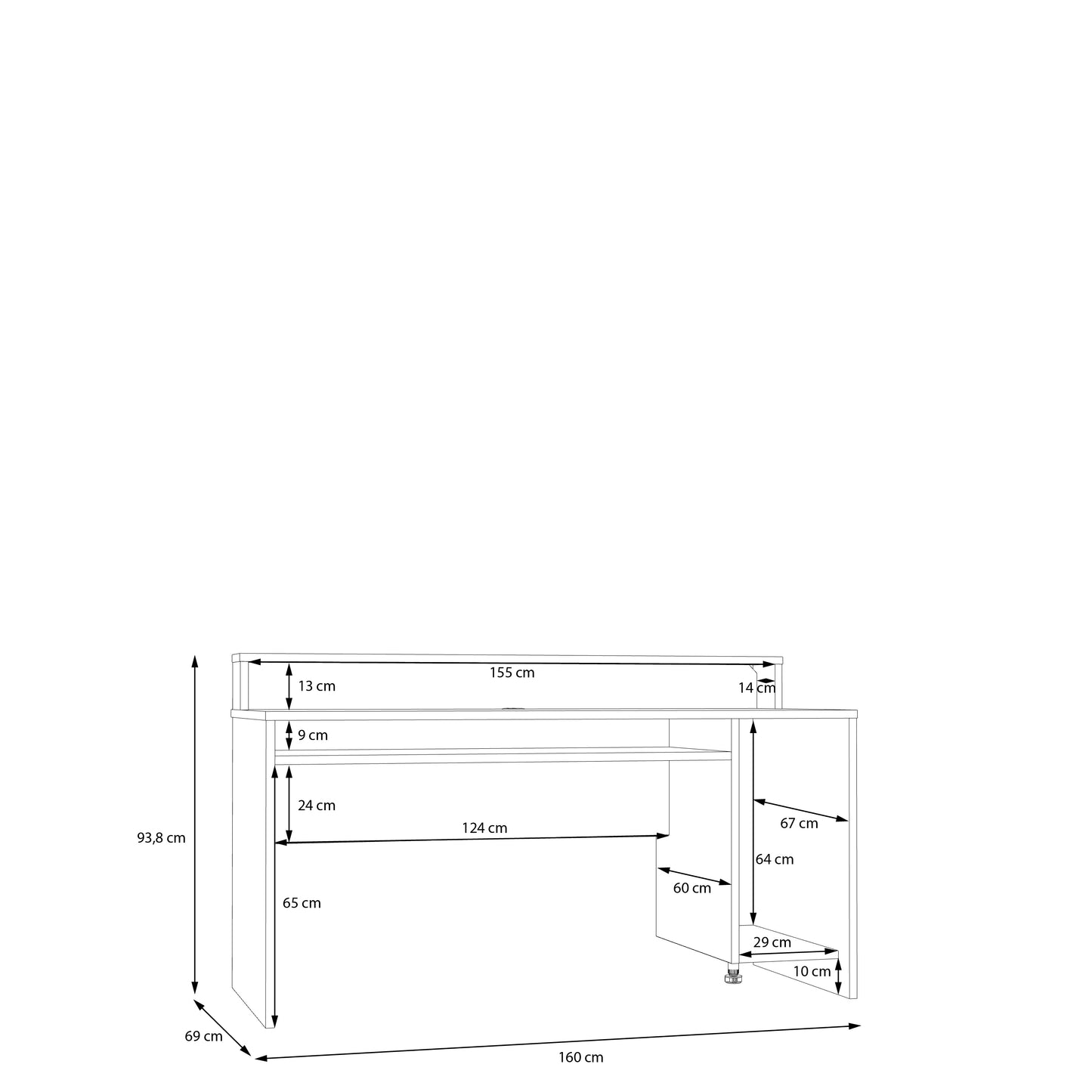 Rašomasis stalas TZRB235RB3-Z13M