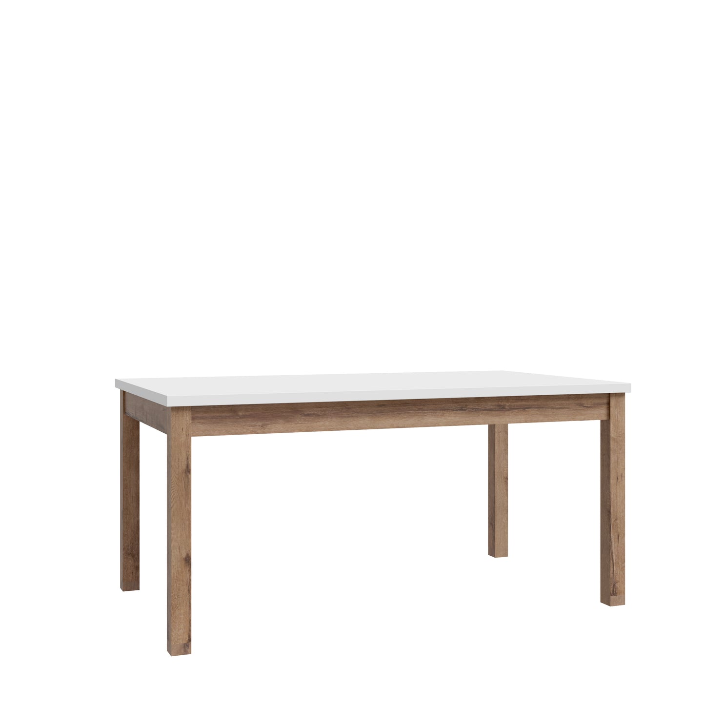 Penkrige išskleidžiamas šviesiai pilkas valgomojo stalas