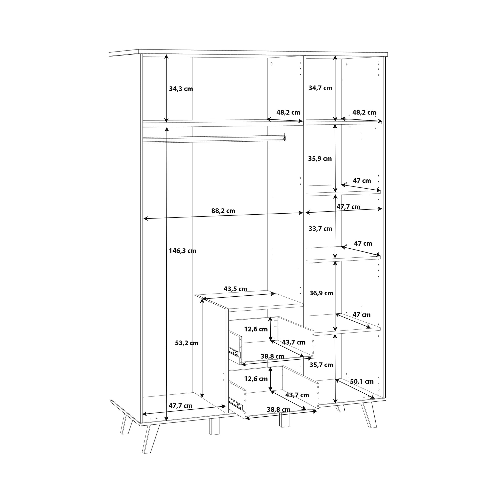 #Lefkadas balta komoda# - #Maxibaldai#