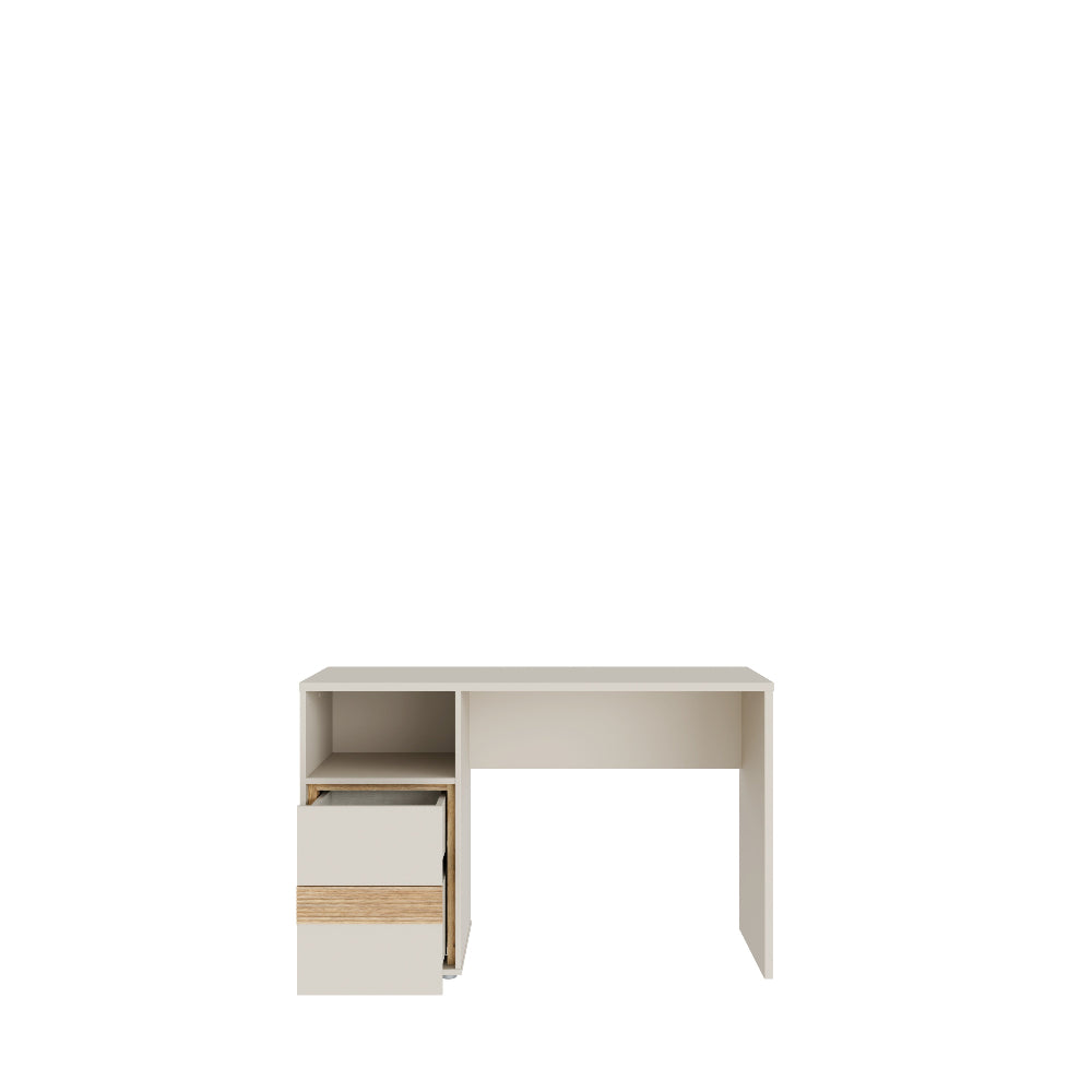 Rašomasis stalas Wexlin smėlio spalvos su Mauvella ąžuolo detalėmi