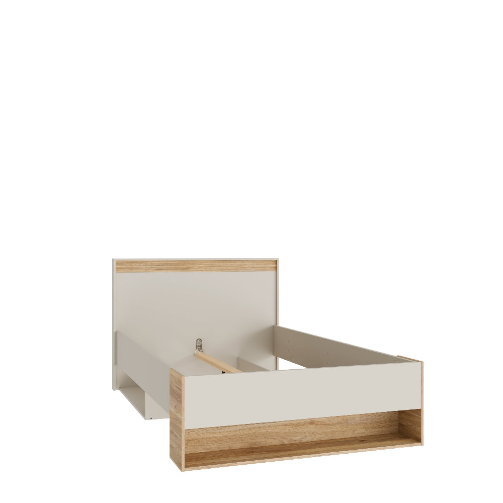 Lova Wexlin smėlio spalvos su Mauvella ąžuolo detalėmis