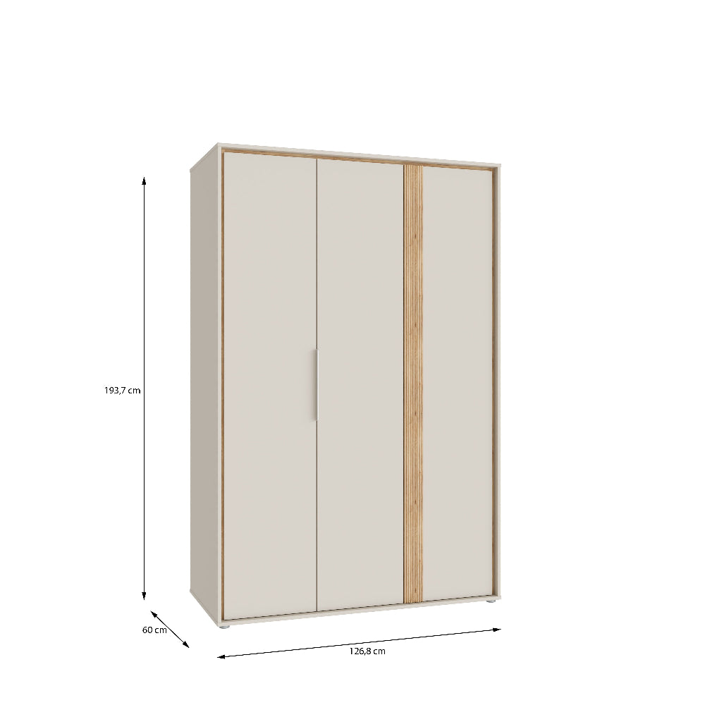 Wexlin spinta smėlio spalvos su Mauvella ąžuolo spalvos akcentais