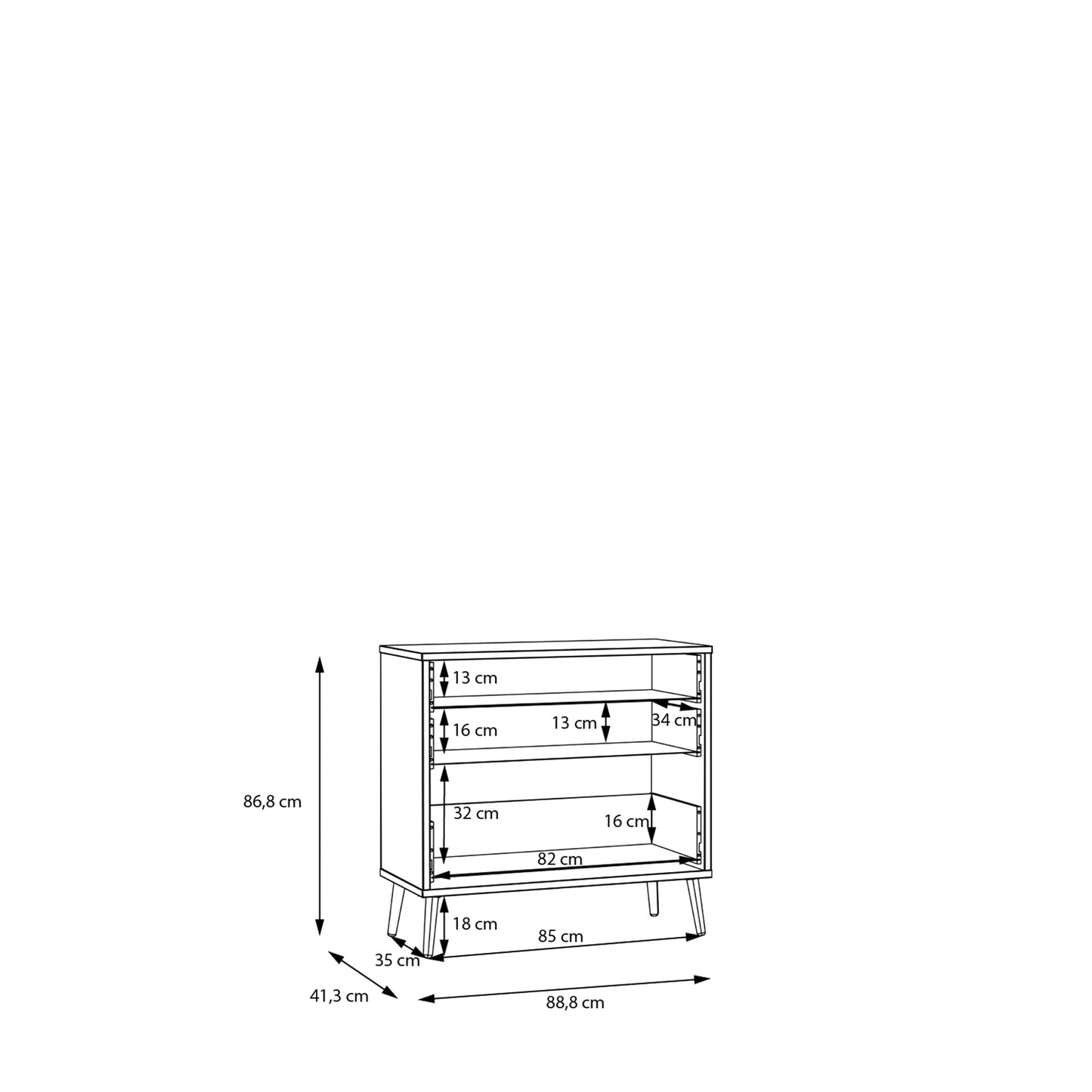 #Lefkadas balta komoda# - #Maxibaldai#